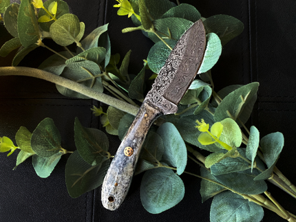 Damascus Steel EDC Sparrow TD-603 (1)