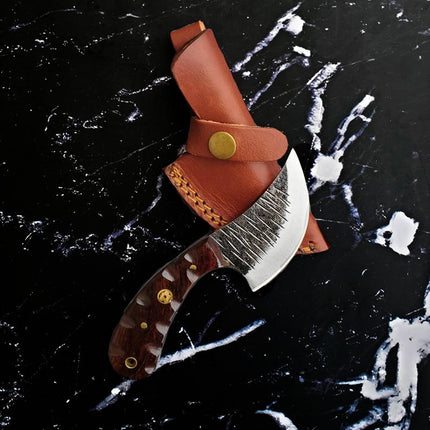 Brisk skin- Custom/ Hand forged/ Ulu inspired blade/ EDC